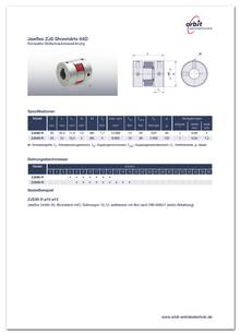 Datasheet Jawflex ZJS Sh 64D