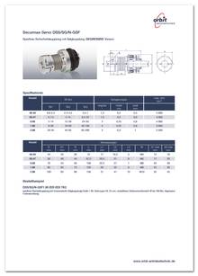 Datasheet Securmax Servo DSS/SG/N-GSF