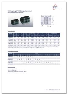 Datasheet CD coupling 6P-A1C