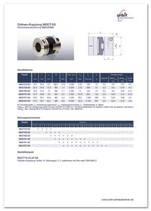 Datasheet Oldham-coupling GOC-SS AT