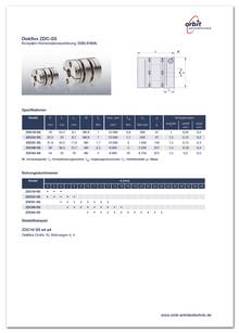 Datasheet Diskflex ZDC-SS