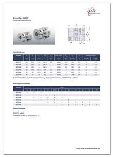 Datasheet Crossflex GCC