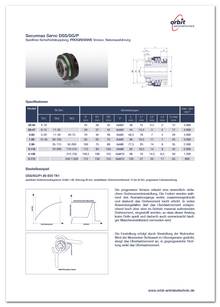 Datasheet Securmax Servo DSS/SG/P Locking-assembly