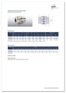 Datasheet Jawflex GJC Sh 98A Heavy Duty