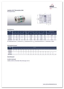 Datasheet Jawflex GJT Sh 98A