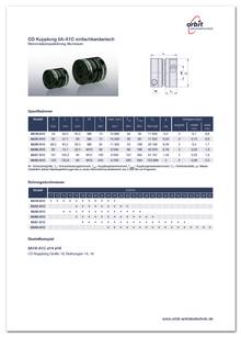 Datasheet CD coupling 6A-A1C