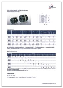 Datasheet CD coupling 6AC